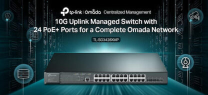 TP-LINK TL-SG3428XMP v2 Managed L2 PoE+ Switch με 24 Θύρες Ethernet και 4 SFP Θύρες