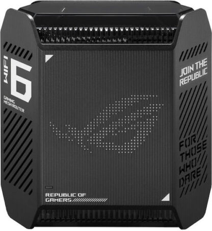 Asus ROG Rapture GT6 WiFi Mesh Network Access Point Wi‑Fi 6 Tri Band (2.4 & 5 & 5GHz) Μαύρο