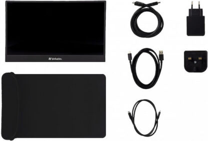 Verbatim PM-14 IPS HDR Φορητό Monitor 14" FHD 1920x1080 με Χρόνο Απόκρισης 6ms GTG