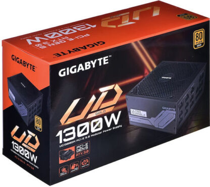 Gigabyte UD1300GM PG5 1300W Μαύρο Τροφοδοτικό Υπολογιστή Full Modular 80 Plus Gold