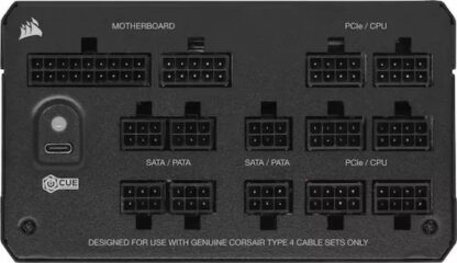 Corsair HX1000i 1000W Μαύρο Τροφοδοτικό Υπολογιστή Full Modular 80 Plus Platinum