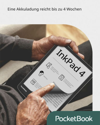 Pocketbook InkPad 4 με Οθόνη Αφής 7.8" (32GB) Μαύρο