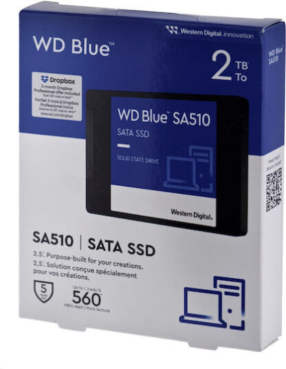 Western Digital SA510 SSD 2TB 2.5'' SATA III Κωδικός: WDS200T3B0A