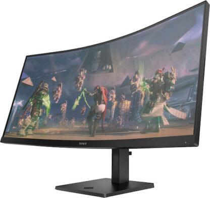 HP OMEN 34c Ultrawide VA HDR Curved Gaming Monitor 34" QHD 3440x1440 165Hz με Χρόνο Απόκρισης 1ms GTG