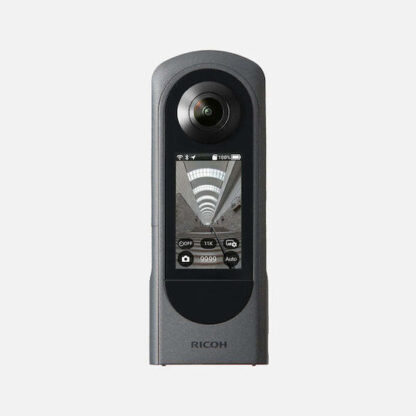 Ricoh Theta X 2023 46GB Action Camera 5K Λήψης 360° με WiFi Μαύρη με Οθόνη 2.25"