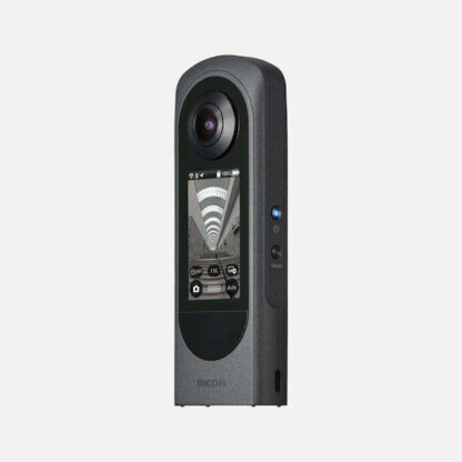 Ricoh Theta X 2023 46GB Action Camera 5K Λήψης 360° με WiFi Μαύρη με Οθόνη 2.25"