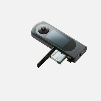 Ricoh Theta X 2023 46GB Action Camera 5K Λήψης 360° με WiFi Μαύρη με Οθόνη 2.25"