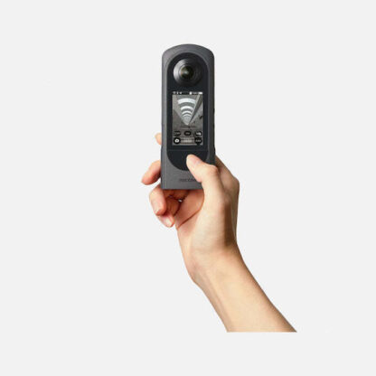 Ricoh Theta X 2023 46GB Action Camera 5K Λήψης 360° με WiFi Μαύρη με Οθόνη 2.25"