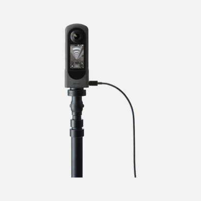 Ricoh Theta X 2023 46GB Action Camera 5K Λήψης 360° με WiFi Μαύρη με Οθόνη 2.25"