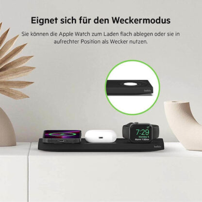 Belkin Βάση Φόρτισης σε Μαύρο χρώμα (3in1 ChargePad WIZ016VFBK)