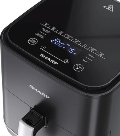 Sharp 15-AFGS552AE-B Air Fryer 5.5lt Μαύρο