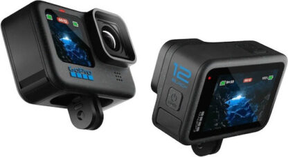 GoPro Hero12 Action Camera 5K Υποβρύχια με WiFi Black Creator Edition Μαύρη με Οθόνη Αφής 2.27"