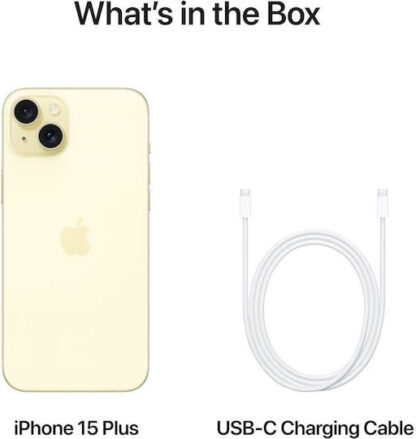 Apple iPhone 15 Plus 5G (6GB/128GB) Κίτρινο