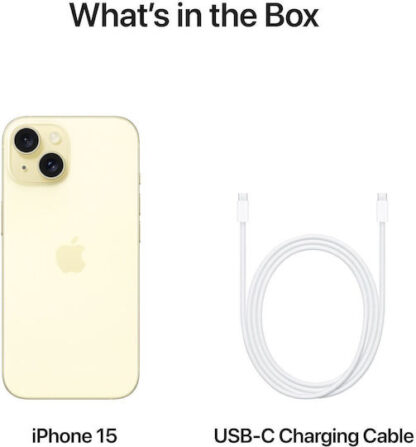 Apple iPhone 15 5G (6GB/256GB) Κίτρινο