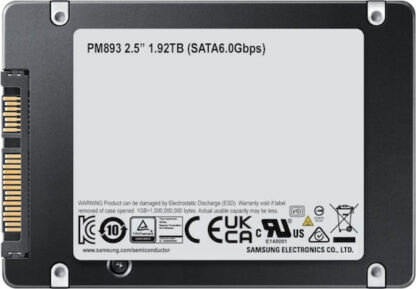 Samsung PM893 SSD 1.9TB 2.5'' SATA III Κωδικός: MZ-7L31T900