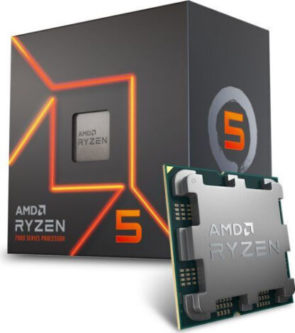 AMD Ryzen 5 7600 3.8GHz Επεξεργαστής 6 Πυρήνων για Socket AM5 σε Κουτί με Ψύκτρα