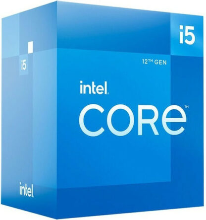Intel Core i5-12400 2.5GHz Επεξεργαστής 6 Πυρήνων για Socket 1700 σε Κουτί με Ψύκτρα