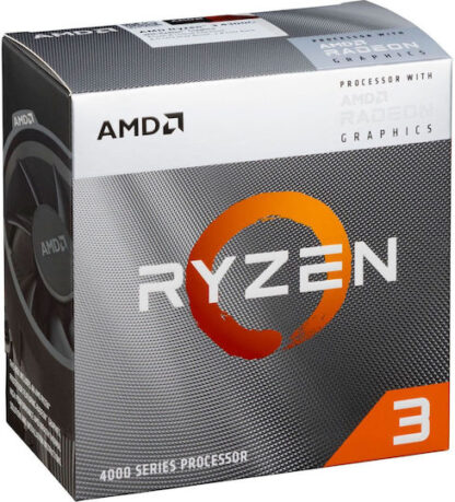 AMD Ryzen 3 4300G 3.8GHz Επεξεργαστής 4 Πυρήνων για Socket AM4 σε Κουτί