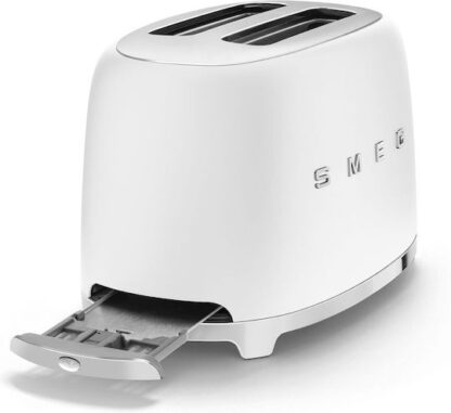 Smeg Φρυγανιέρα 2 Θέσεων 950W Λευκή Κωδικός: TSF01WHMEU