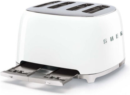 Smeg Φρυγανιέρα 4 Θέσεων 2000W Λευκή Κωδικός: TSF03WHEU