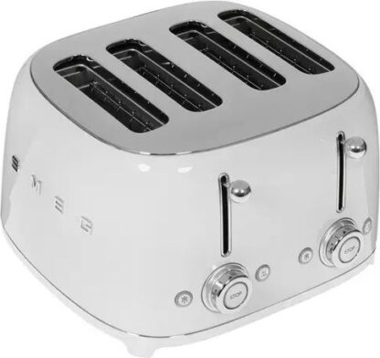 Smeg Φρυγανιέρα 4 Θέσεων 2000W Λευκή Κωδικός: TSF03WHEU