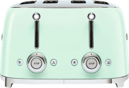 Smeg Φρυγανιέρα 4 Θέσεων 2000W Πράσινη Κωδικός: TSF03PGEU