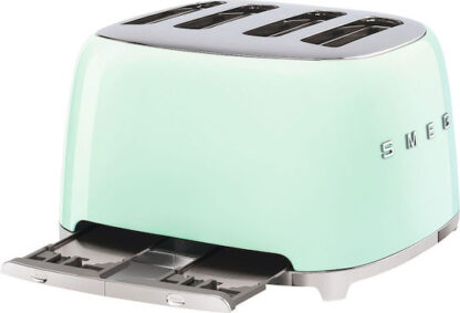 Smeg Φρυγανιέρα 4 Θέσεων 2000W Πράσινη Κωδικός: TSF03PGEU