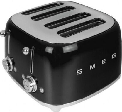 Smeg Φρυγανιέρα 4 Θέσεων 2000W Μαύρη Κωδικός: TSF03BLEU