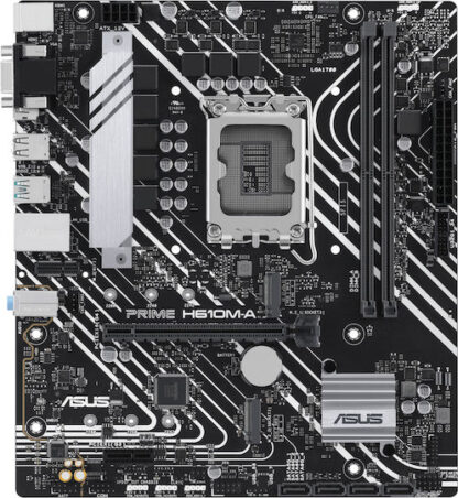 Asus Prime H610M-A-CSM Motherboard Micro ATX με Intel 1700 Socket