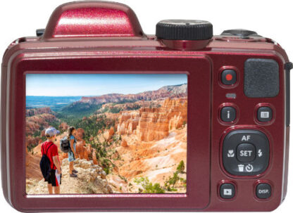 Kodak PIXPRO AZ405 Compact Φωτογραφική Μηχανή 20MP Οπτικού Ζουμ 40x με Οθόνη 2.3" και Ανάλυση Video 1280 x 720 pixels Κόκκινη