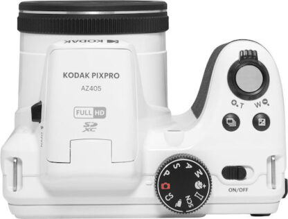 Kodak PIXPRO AZ405 Compact Φωτογραφική Μηχανή 20MP Οπτικού Ζουμ 40x με Οθόνη 2.3" και Ανάλυση Video 1280 x 720 pixels Λευκή