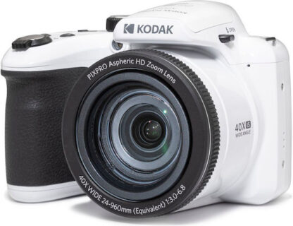 Kodak PIXPRO AZ405 Compact Φωτογραφική Μηχανή 20MP Οπτικού Ζουμ 40x με Οθόνη 2.3" και Ανάλυση Video 1280 x 720 pixels Λευκή