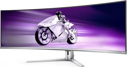 Philips Evnia 49M2C8900/00 Ultrawide QD-OLED HDR Curved Gaming Monitor 48.9" 5120x1440 240Hz με Χρόνο Απόκρισης 0.03ms GTG