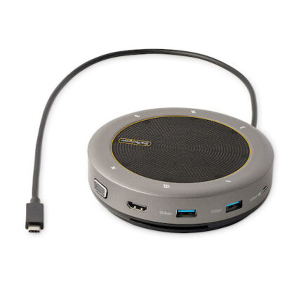 USB-C Docking Station με HDMI 4K PD Ethernet και σύνδεση 2 Οθονών Γκρι