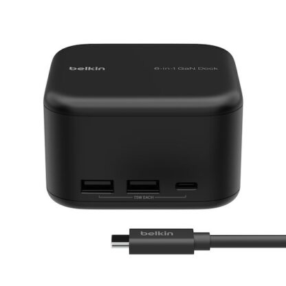 Belkin USB-C Docking Station με HDMI 4K PD Μαύρο (INC018VFBK)