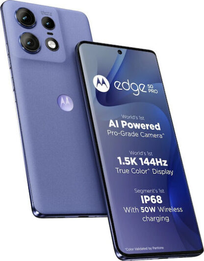 Smartphone Motorola EDGE 50 PRO 6,67" 12 GB RAM 512 GB Λεβάντα