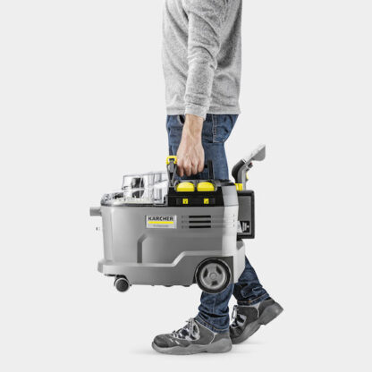 Karcher Puzzi 9/1 Bp Adv Επαναφορτιζόμενη Σκούπα Υγρών / Στερεών Χωρίς Φορτιστή και Μπαταρία με Πλαστικό Κάδο 9lt
