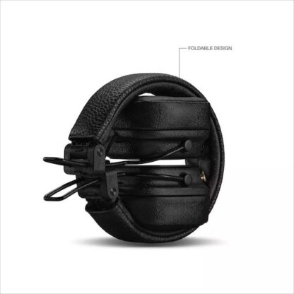 Marshall Major V Ασύρματα / Ενσύρματα On Ear Ακουστικά με 100 ώρες Λειτουργίας και Quick Charge Μαύρα 1006832
