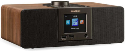Sangean WFR-32 Επιτραπέζιο Ραδιόφωνο Ρεύματος με Bluetooth Καφέ