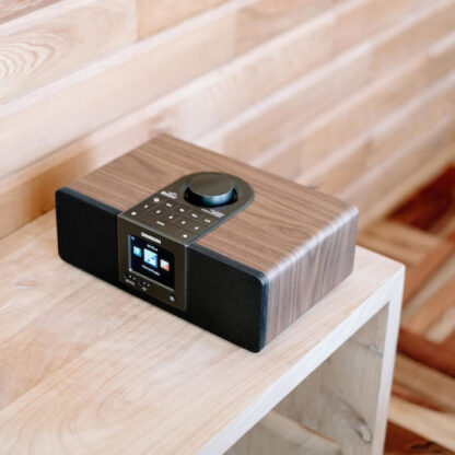 Sangean WFR-32 Επιτραπέζιο Ραδιόφωνο Ρεύματος με Bluetooth Καφέ