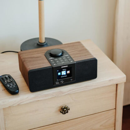 Sangean WFR-32 Επιτραπέζιο Ραδιόφωνο Ρεύματος με Bluetooth Καφέ