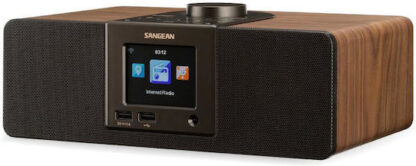 Sangean WFR-32 Επιτραπέζιο Ραδιόφωνο Ρεύματος με Bluetooth Καφέ