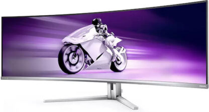 Philips 49M2C8900L/00 QD-OLED HDR Curved Monitor 48.9" 5120x1440 144Hz με Χρόνο Απόκρισης 0.03ms GTG