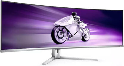 Philips 49M2C8900L/00 QD-OLED HDR Curved Monitor 48.9" 5120x1440 144Hz με Χρόνο Απόκρισης 0.03ms GTG
