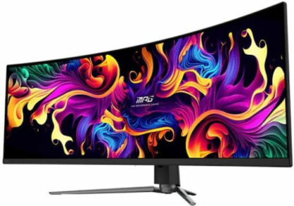 MSI 491CQP QD-OLED HDR Curved Gaming Monitor 49" 5120x1440 144Hz με Χρόνο Απόκρισης 0.03ms GTG