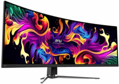 MSI 491CQP QD-OLED HDR Curved Gaming Monitor 49" 5120x1440 144Hz με Χρόνο Απόκρισης 0.03ms GTG