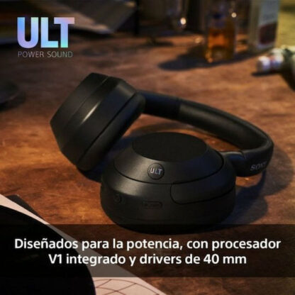 Sony ULT WEAR Ασύρματα / Ενσύρματα Over Ear Ακουστικά με 30 ώρες Λειτουργίας Μαύρα WH-ULT900NB