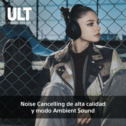 Sony ULT WEAR Ασύρματα / Ενσύρματα Over Ear Ακουστικά με 30 ώρες Λειτουργίας Μαύρα WH-ULT900NB