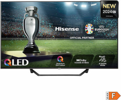 Hisense Smart Τηλεόραση 43" 4K UHD QLED 43A7NQ HDR (2024)