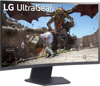 LG UltraGear 27GS60QC-B VA HDR Curved Gaming Monitor 27" QHD 2560x1440 180Hz με Χρόνο Απόκρισης 1ms GTG
